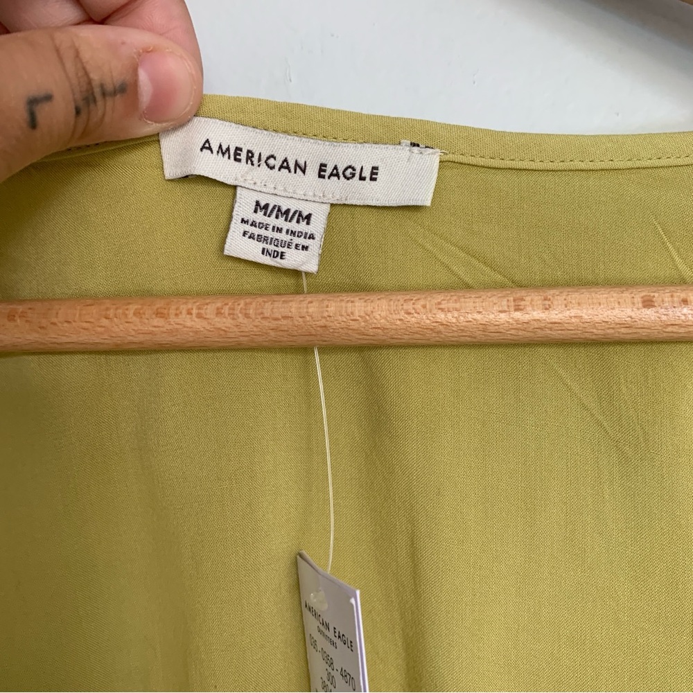 AMERICAN EAGLE RUFFLED WRAP TOP NWT - Picture 5 of 9